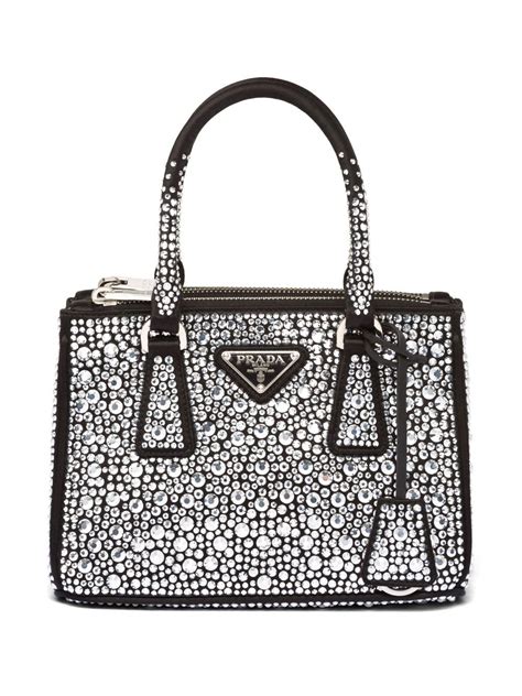 prada crystal bag ss10|Prada crystal satin handbag.